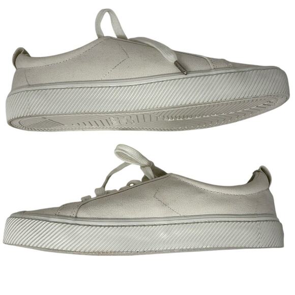 Cariuma OCA Low Pantone Snow White Canvas Contrast Thread Sneaker 8.5 M / 10 W - Picture 6 of 11